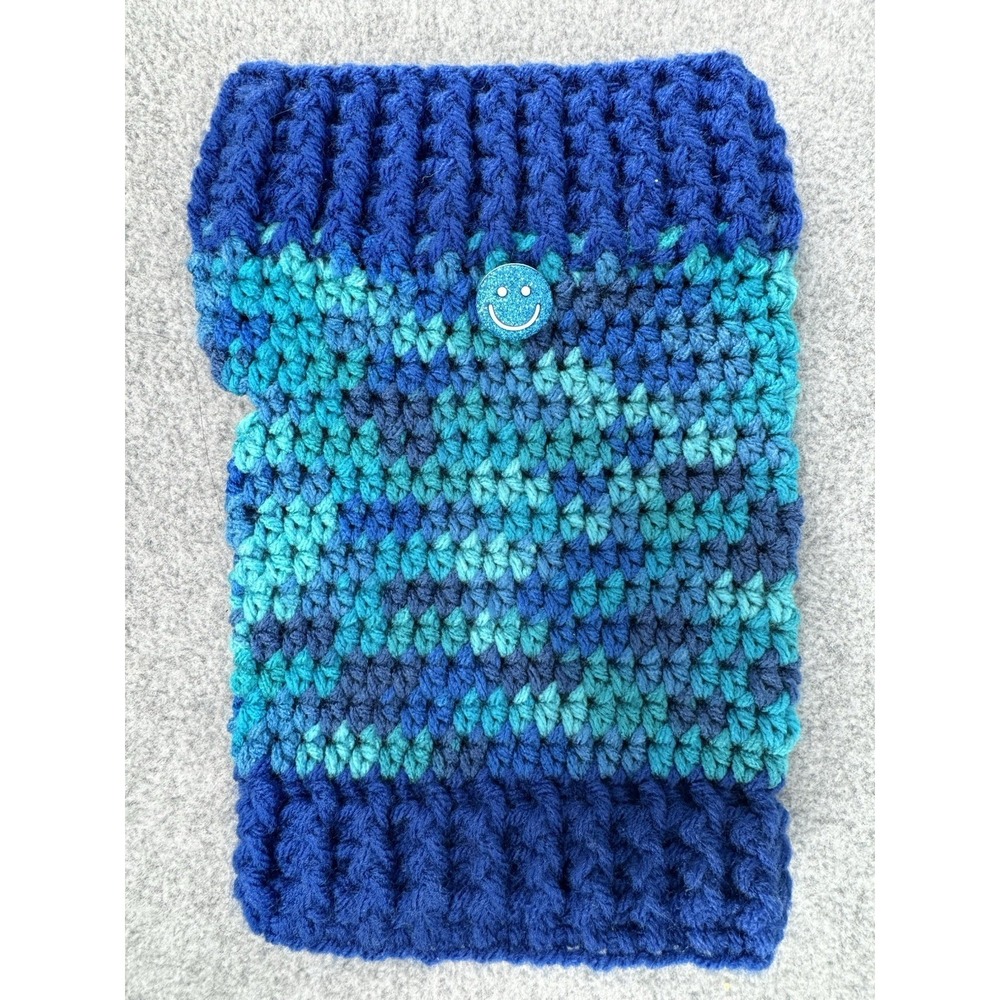 Extra Small Dog Sweater Crochet Blue Teal Variegated Handmade Puppy
